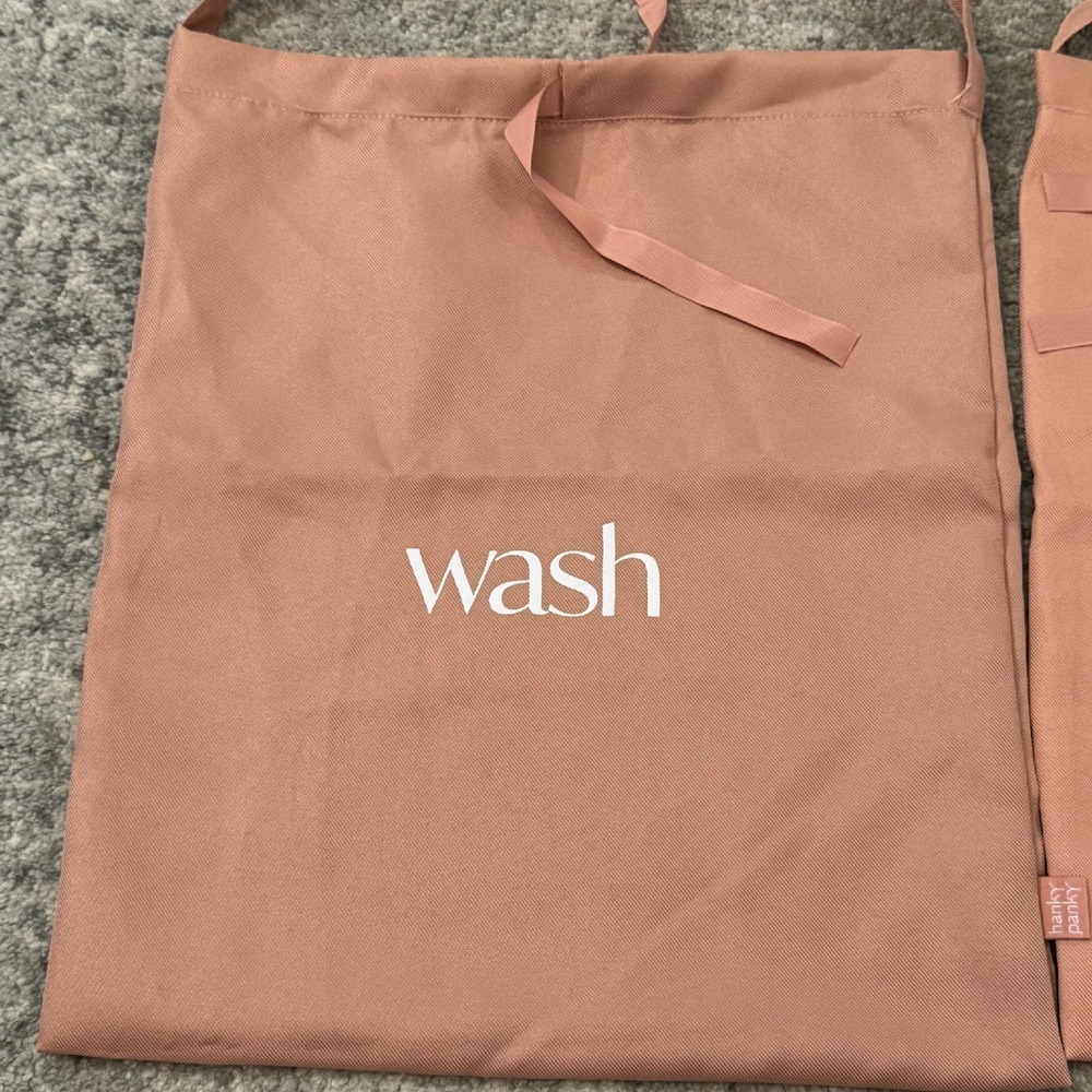 Hanky Panky Lingerie Bags‎ Travel Organizer Wash Wear Drawstring Pink